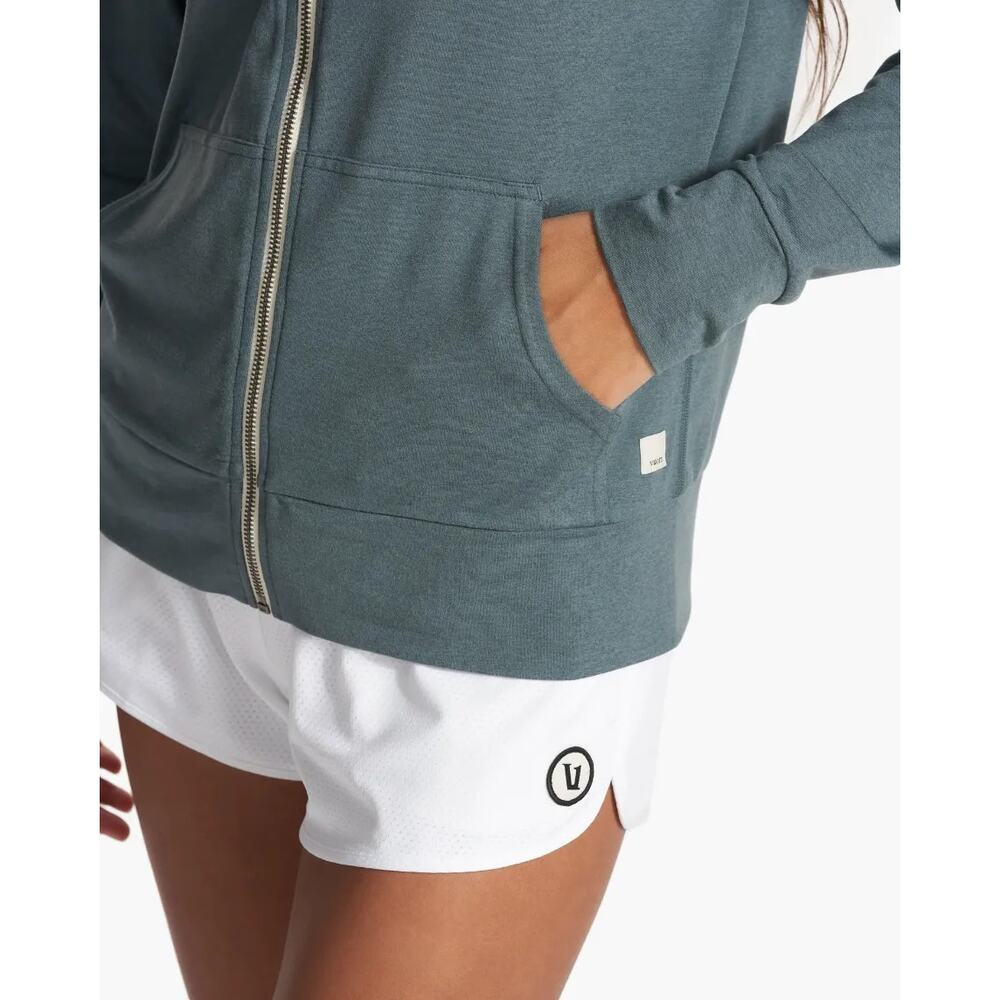 Vuori Halo Performance Hoodie 2.0 Lake Heather - Picture 5 of 12